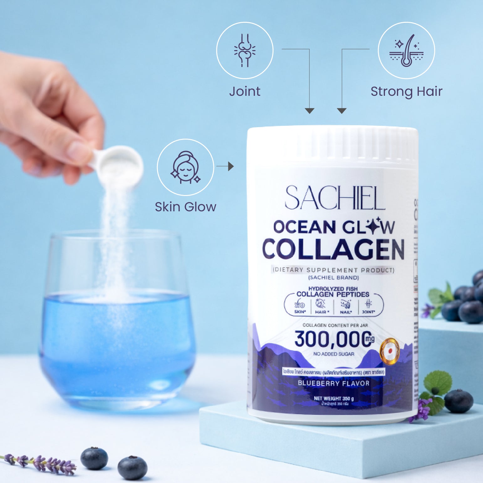 Ocean Glow 300,000 mg Japanese Marine Collagen